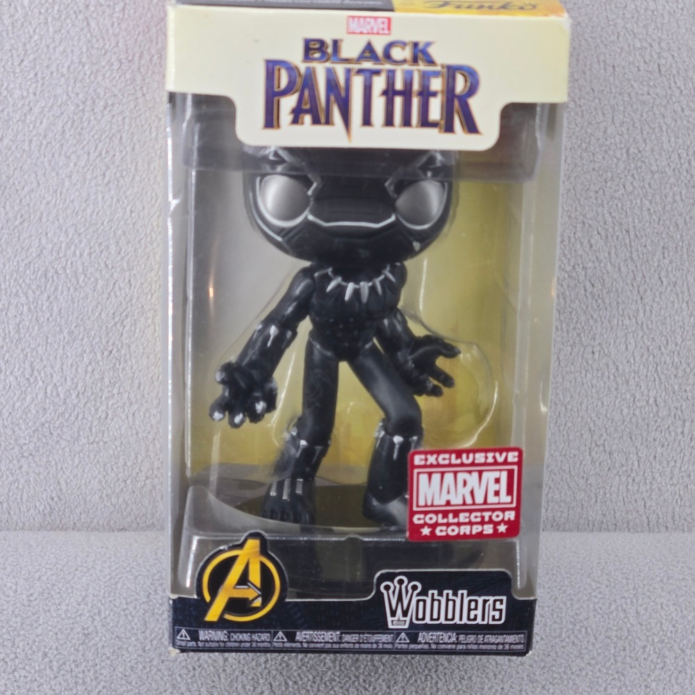 Funko Black Panther Marvel Collector Corps Exclusive Wobblers Bobble-Head